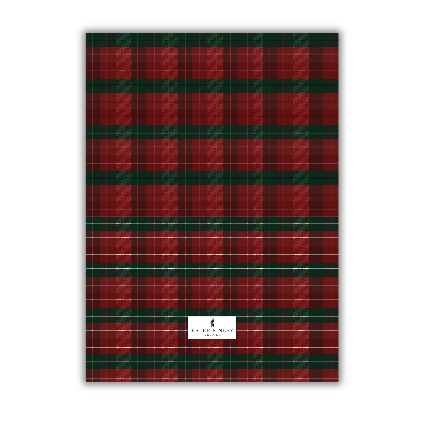 Plaid Classic Christmas Card