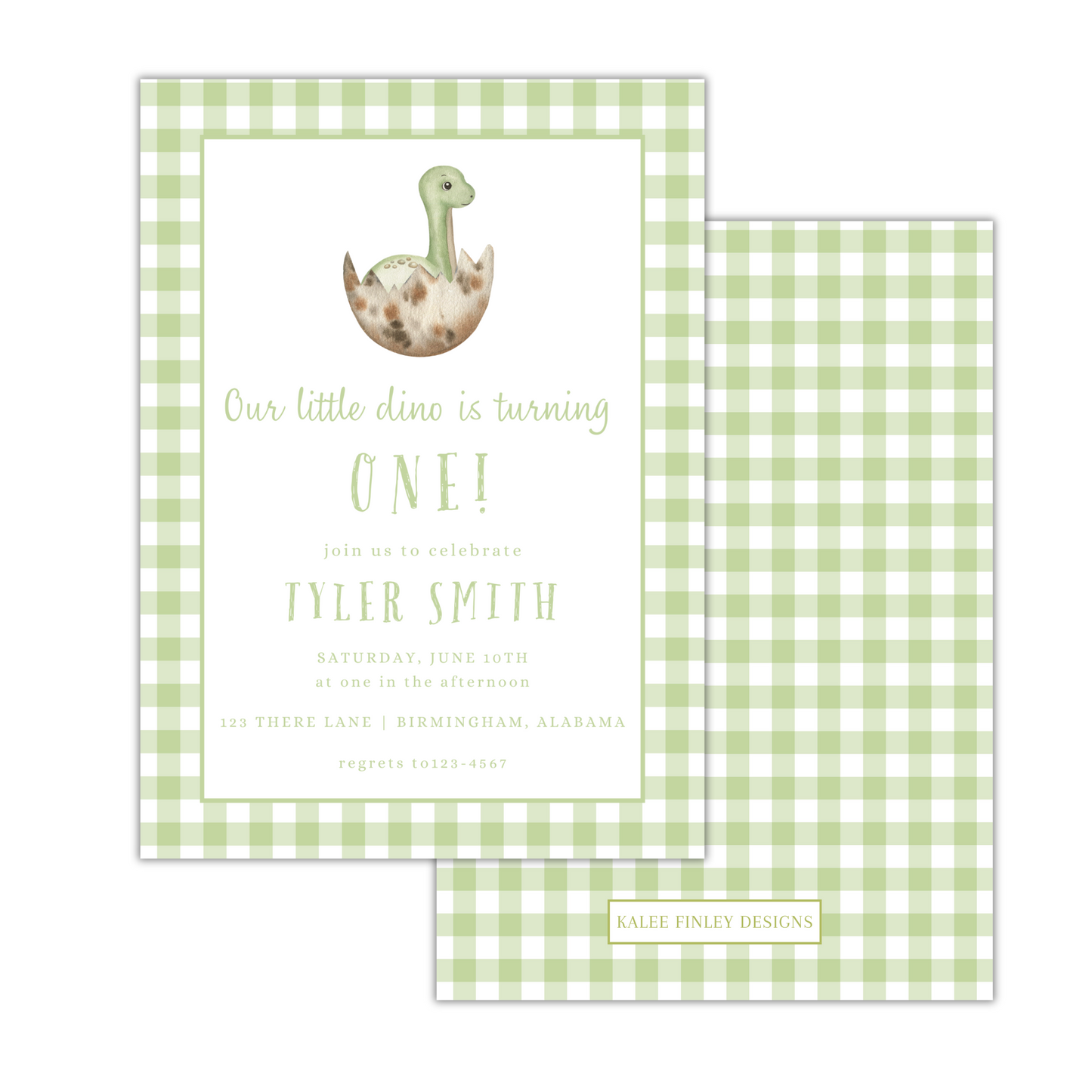 Little Dino Invitation