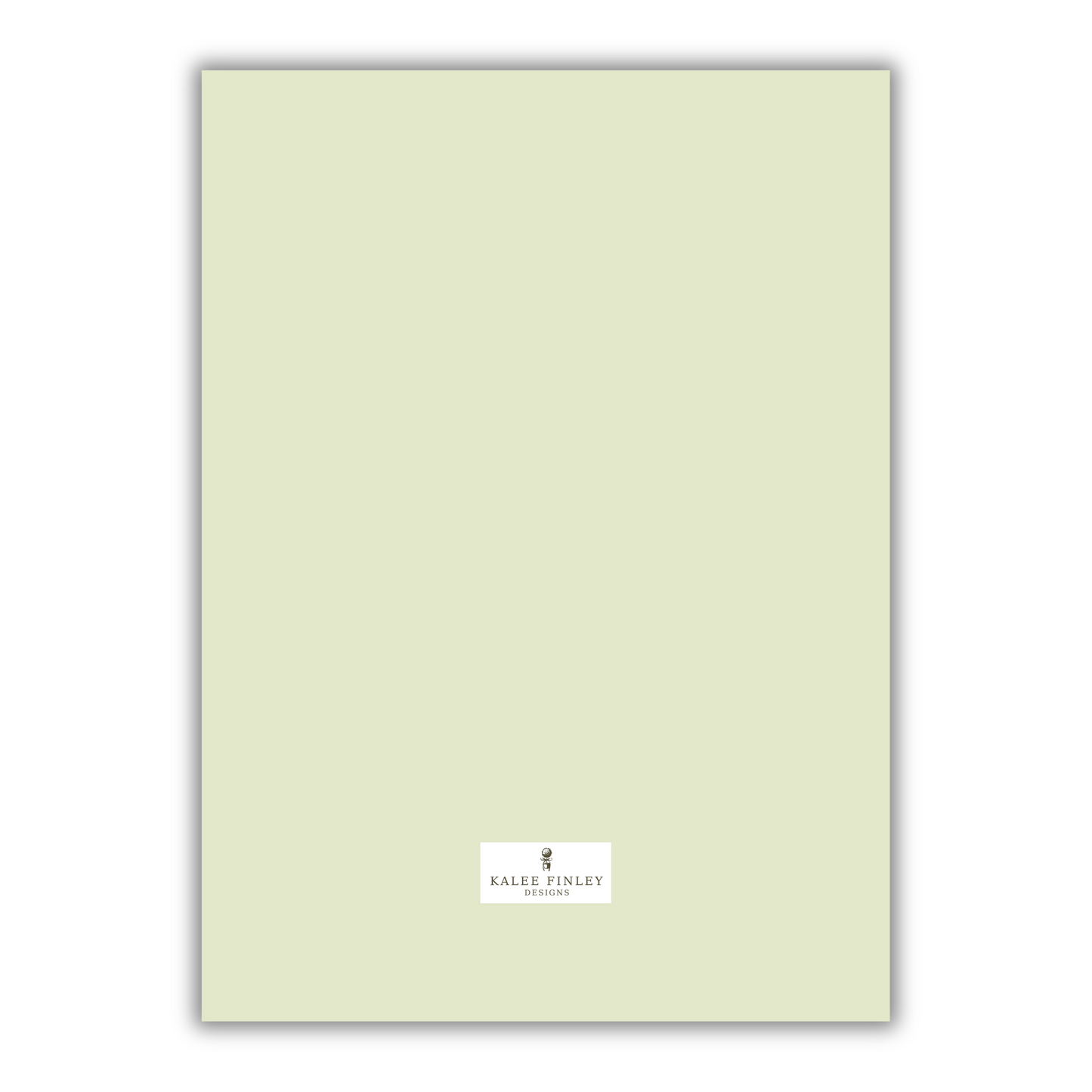 Happy Holidays - Light Green Christmas Card