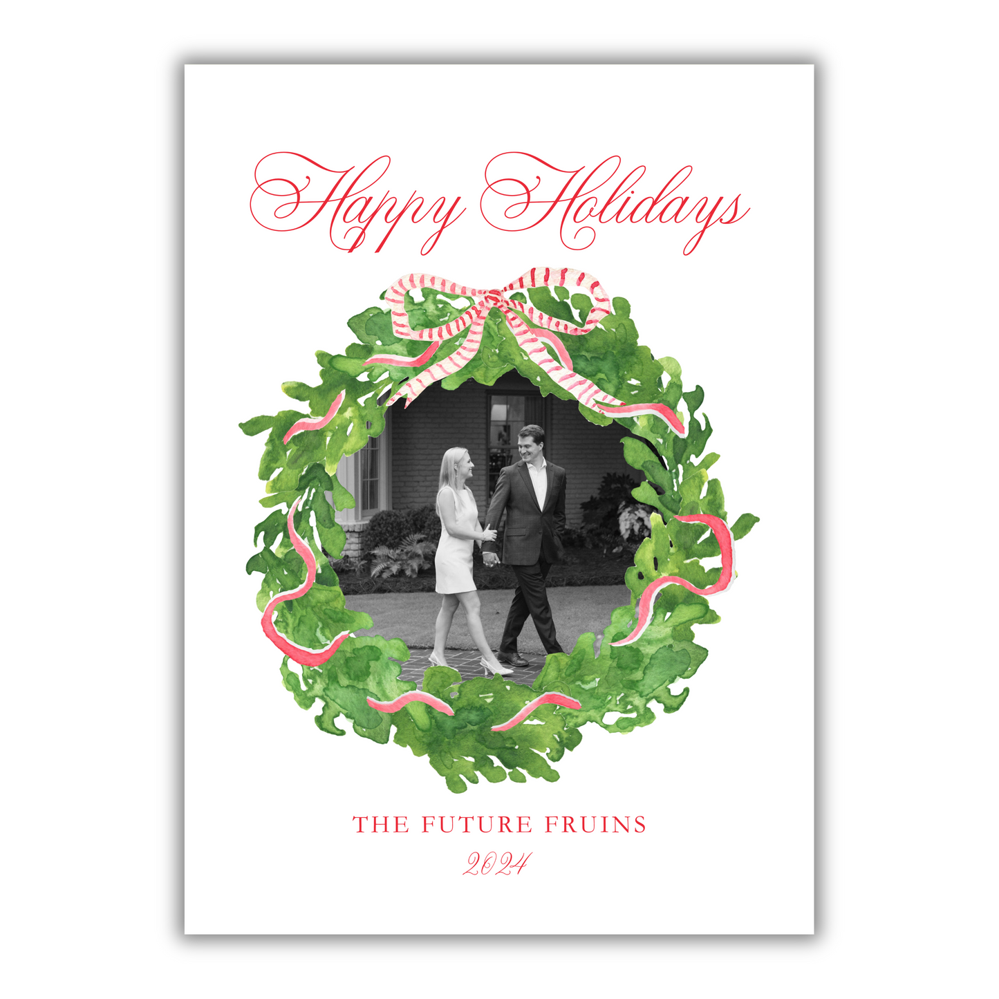 Future Mr. and Mrs. Christmas Card