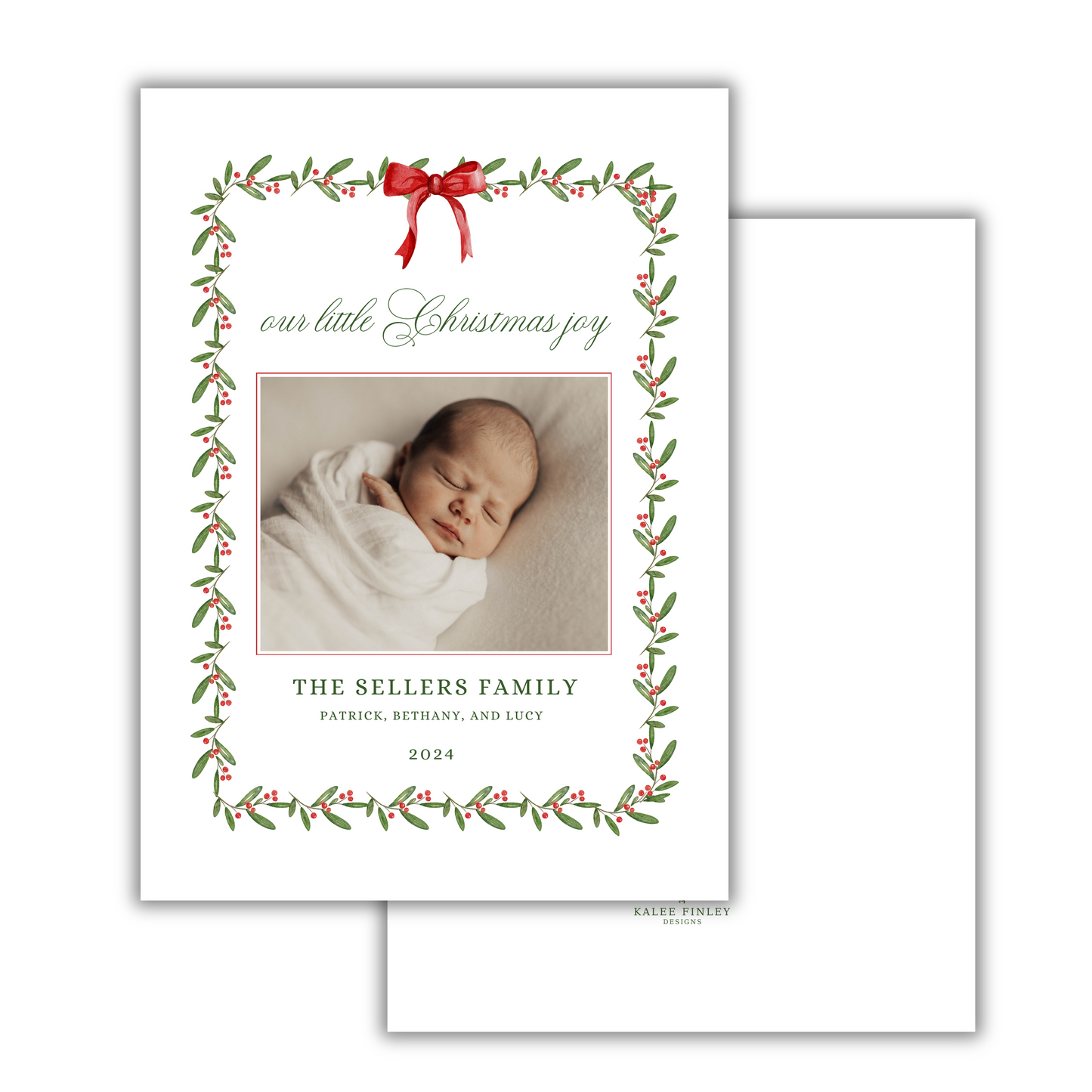 Our Little Christmas Joy Christmas Card
