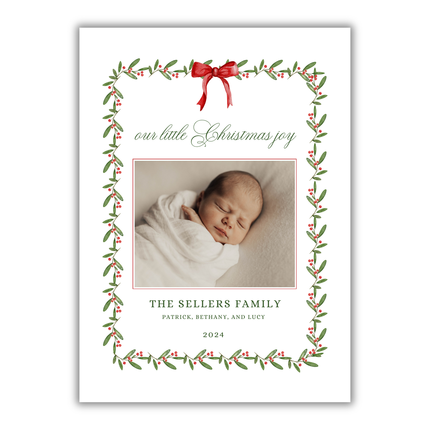 Our Little Christmas Joy Christmas Card