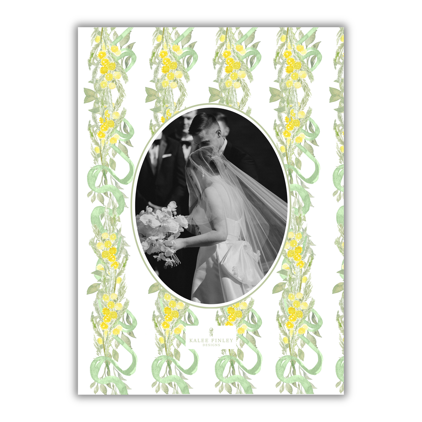 Married & Bright Christmas Card
