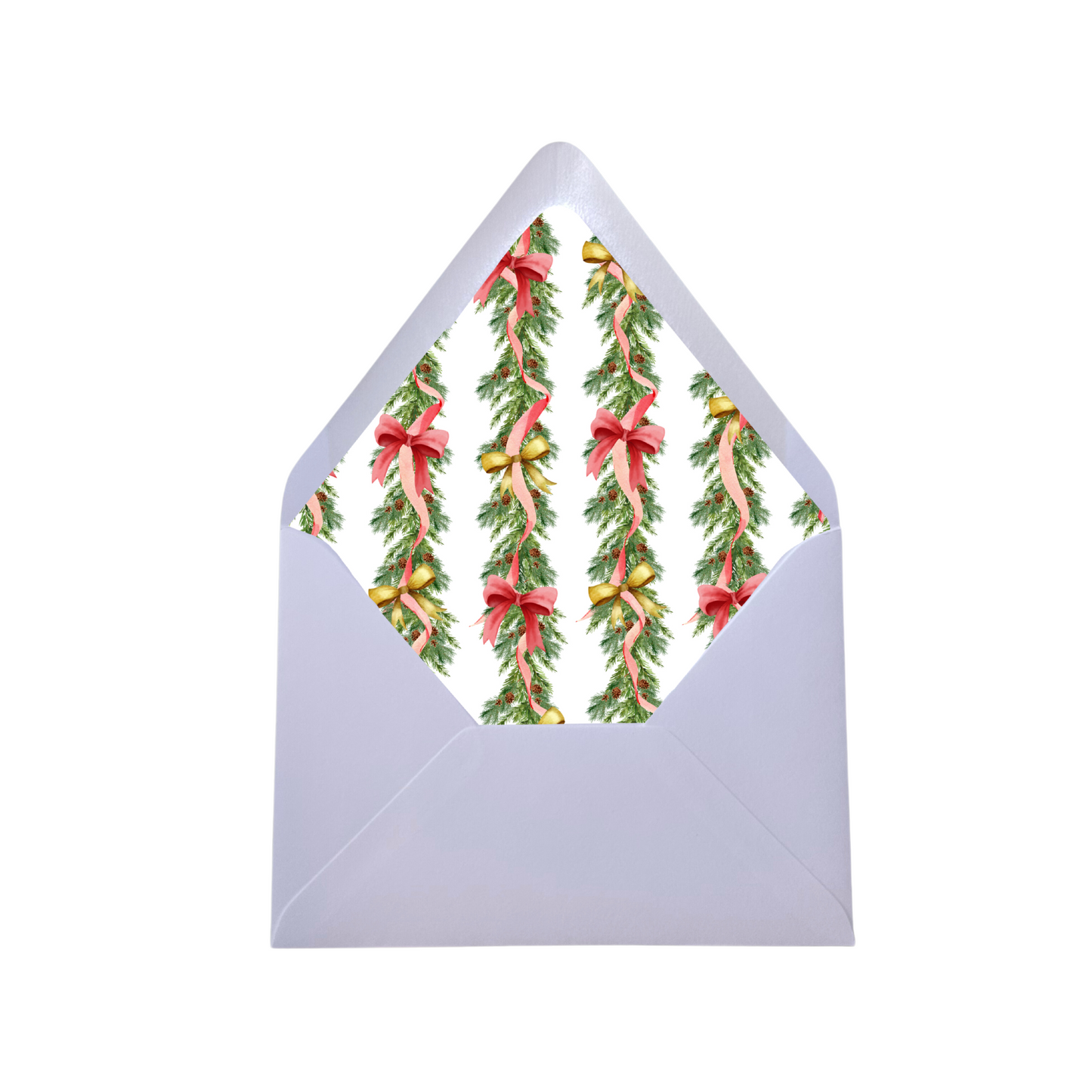 Garland and Bows Envelope Liner