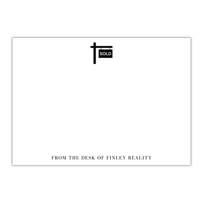 Realtor Stationery - Black Text