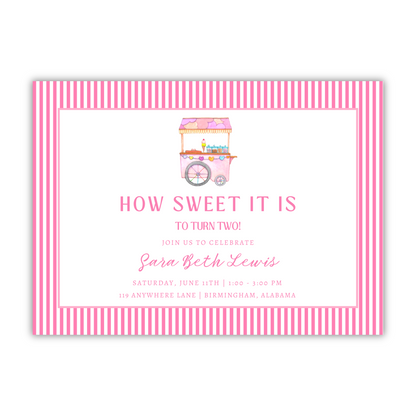 How Sweet It Is Invitation