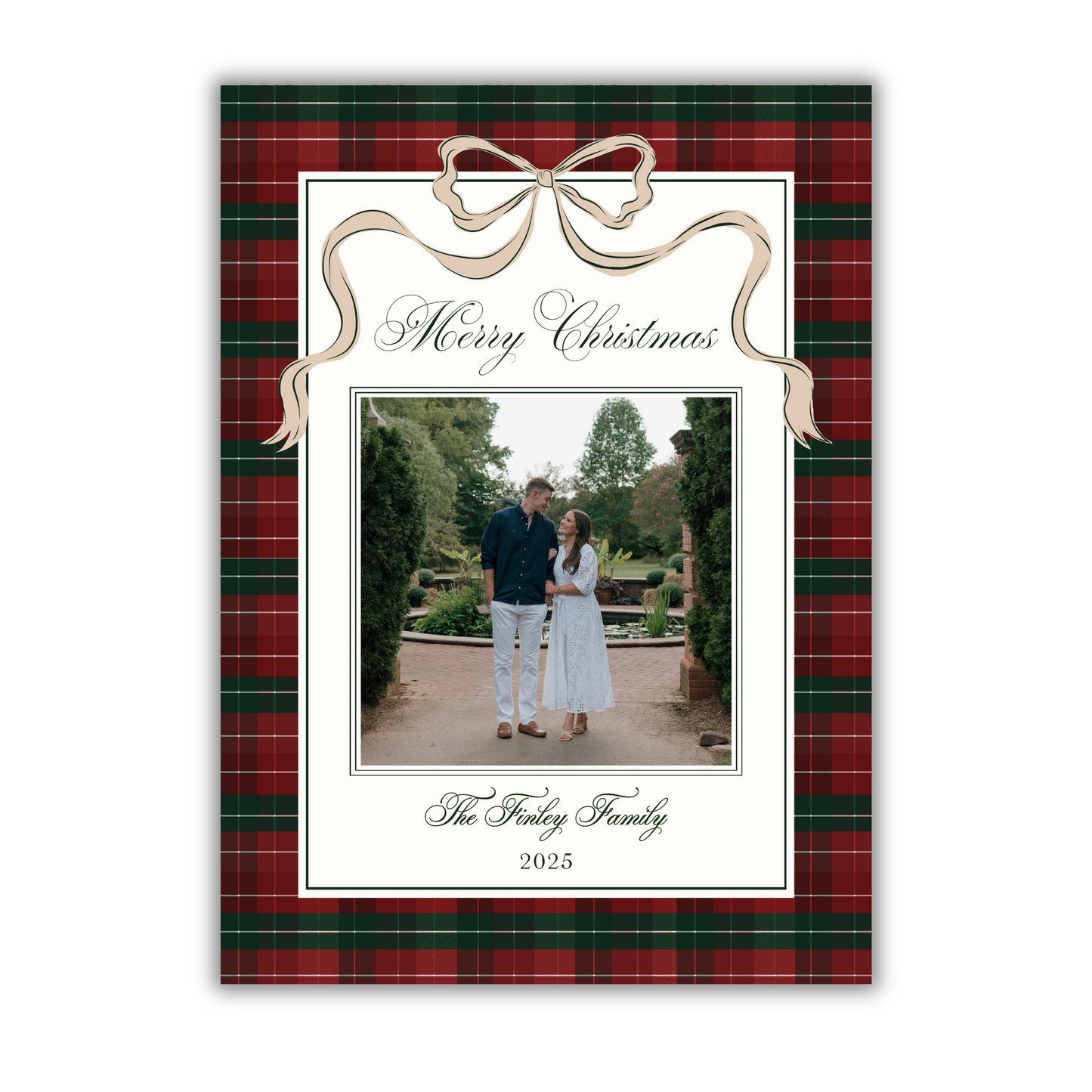 Plaid Classic Christmas Card