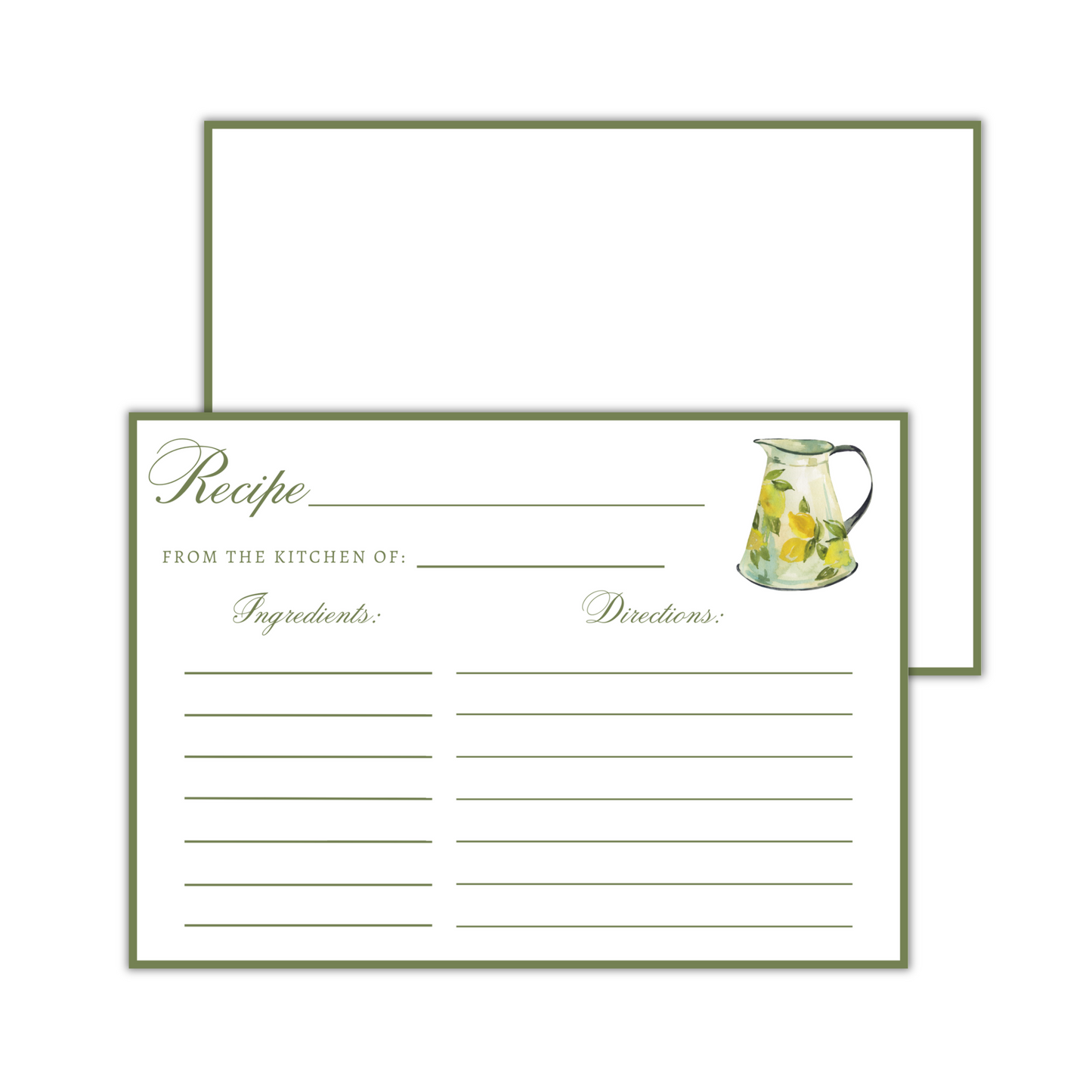 Recipe Card - Lemon