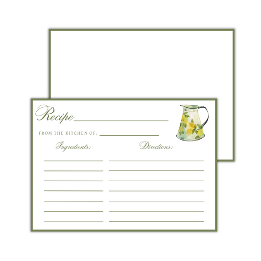 Recipe Card - Lemon