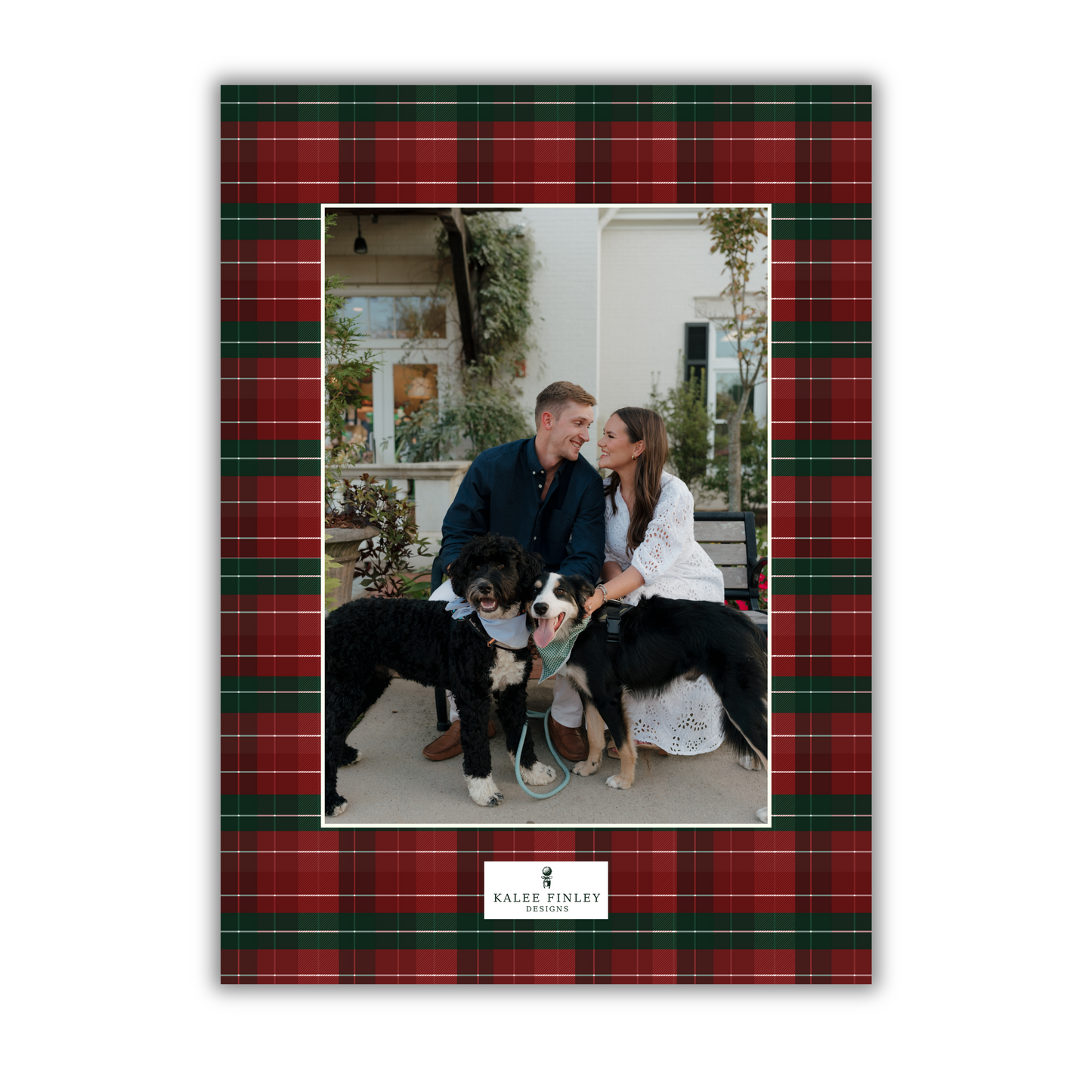 Plaid Classic Christmas Card
