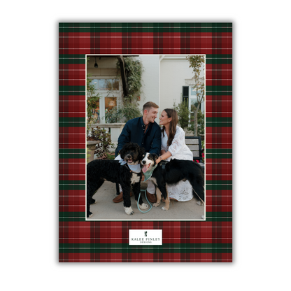 Plaid Classic Christmas Card
