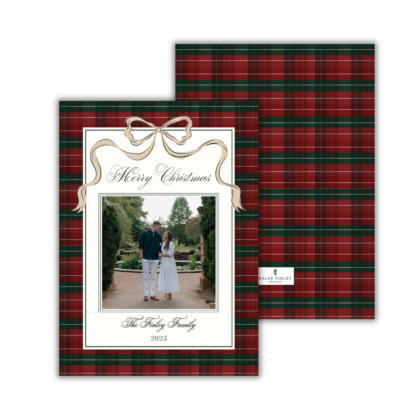 Plaid Classic Christmas Card