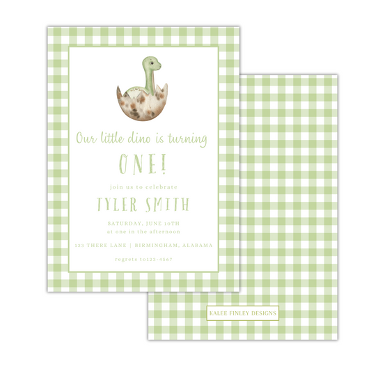 Little Dino Invitation