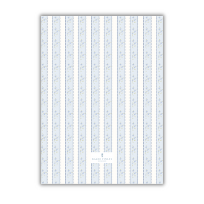 Blossom Blue Christmas Card
