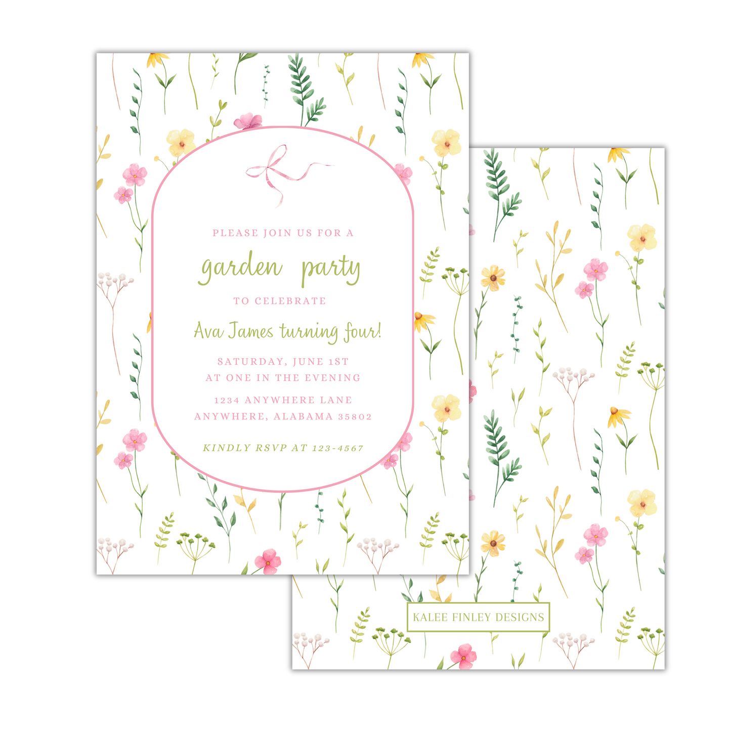 Garden Party Invitation