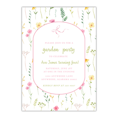 Garden Party Invitation