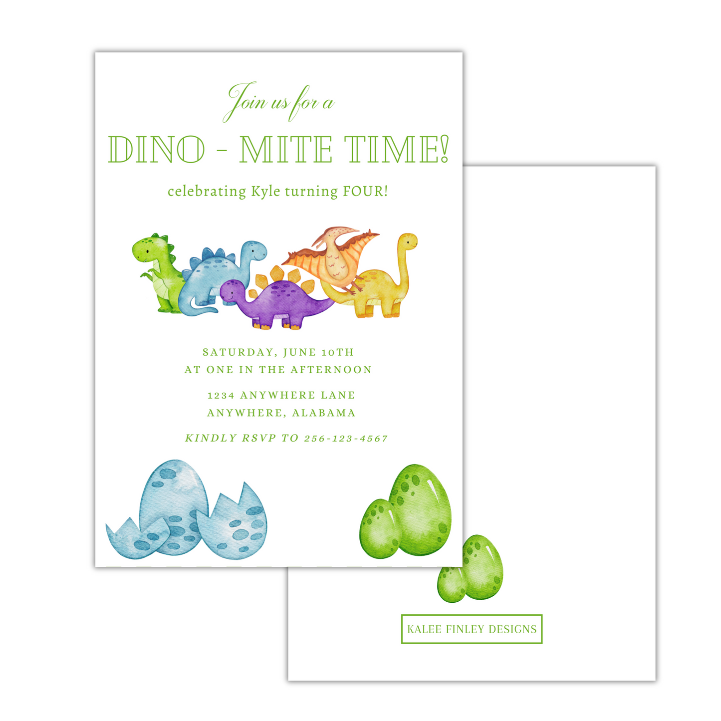 Dino-mite Invitation