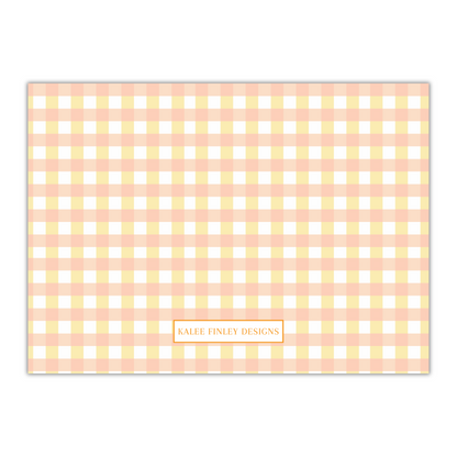 One Sweet Peach - Gingham