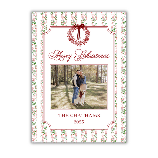 Mistletoe Christmas Card