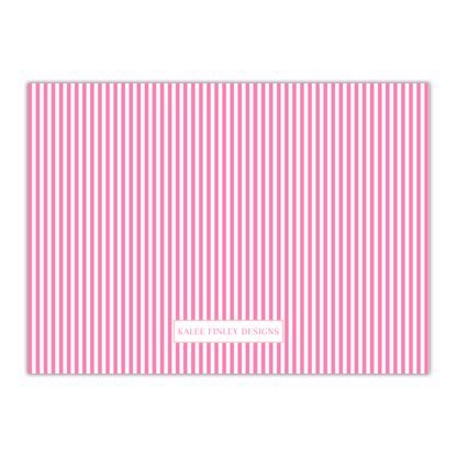 Calling All Party Animals - Pink Stripe