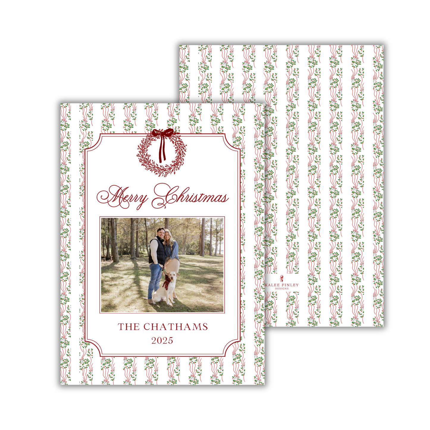 Mistletoe Christmas Card