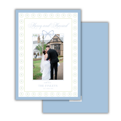 Merry and Married Christmas Card