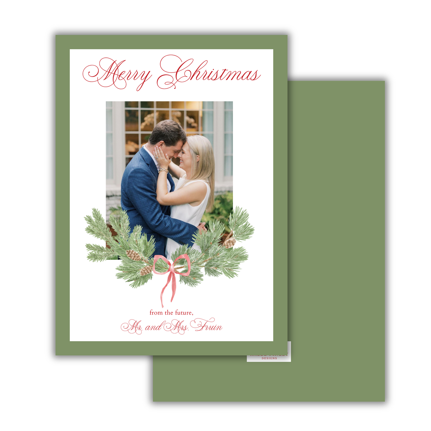 Engaged Christmas Card