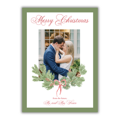 Engaged Christmas Card