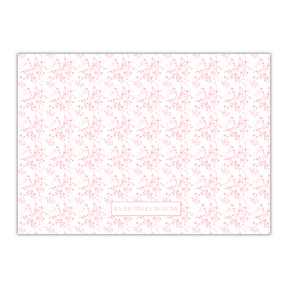 Pink Floral Nursery Stationery