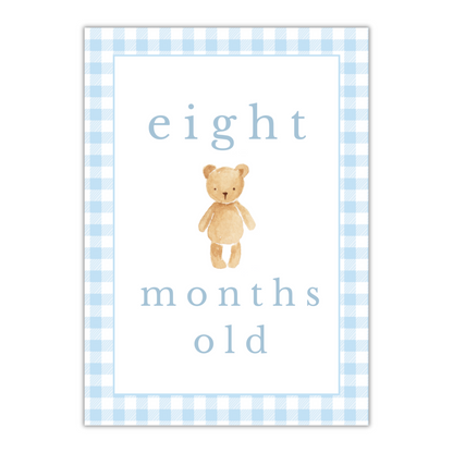 Boy Milestone Cards