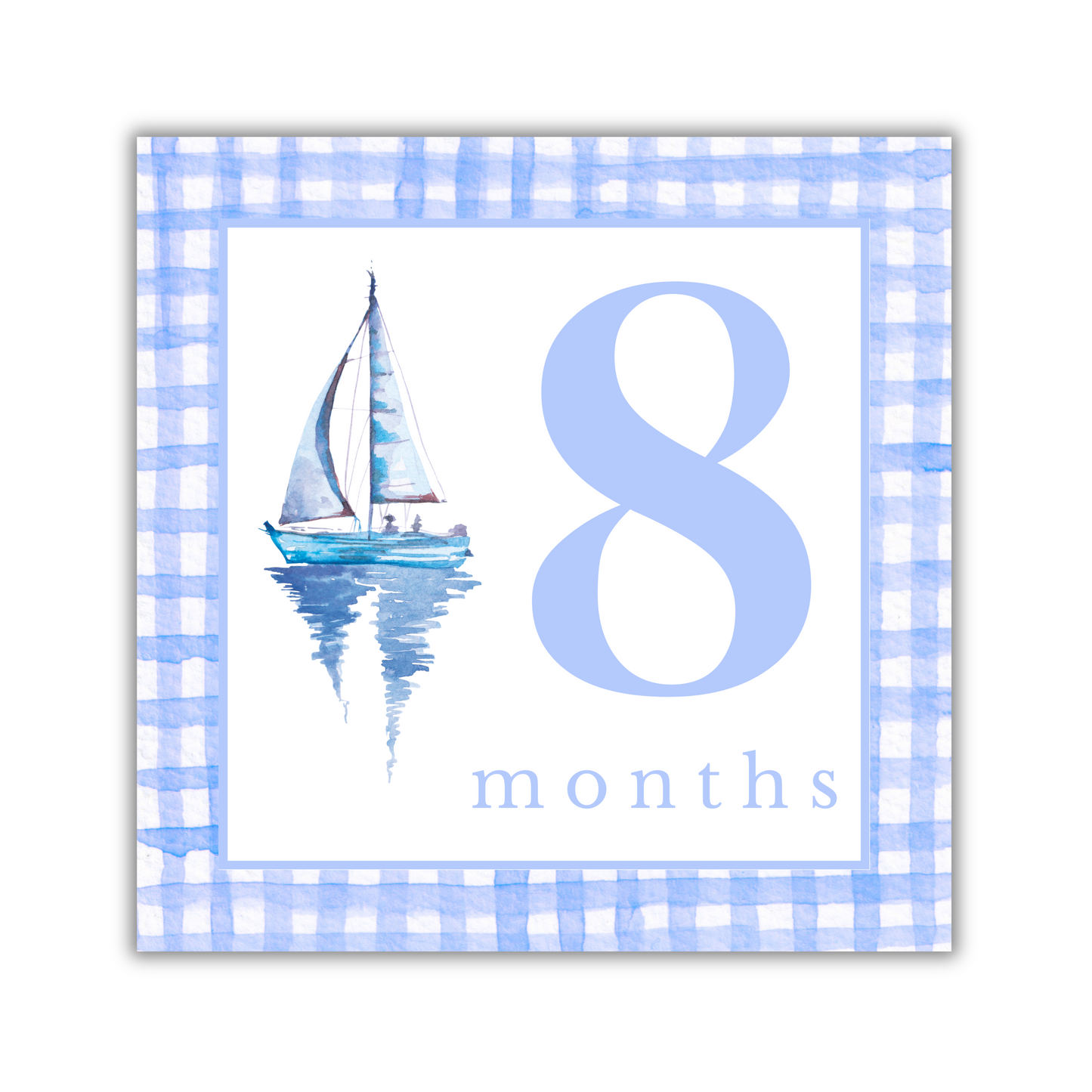 Boy Milestone Cards - Square