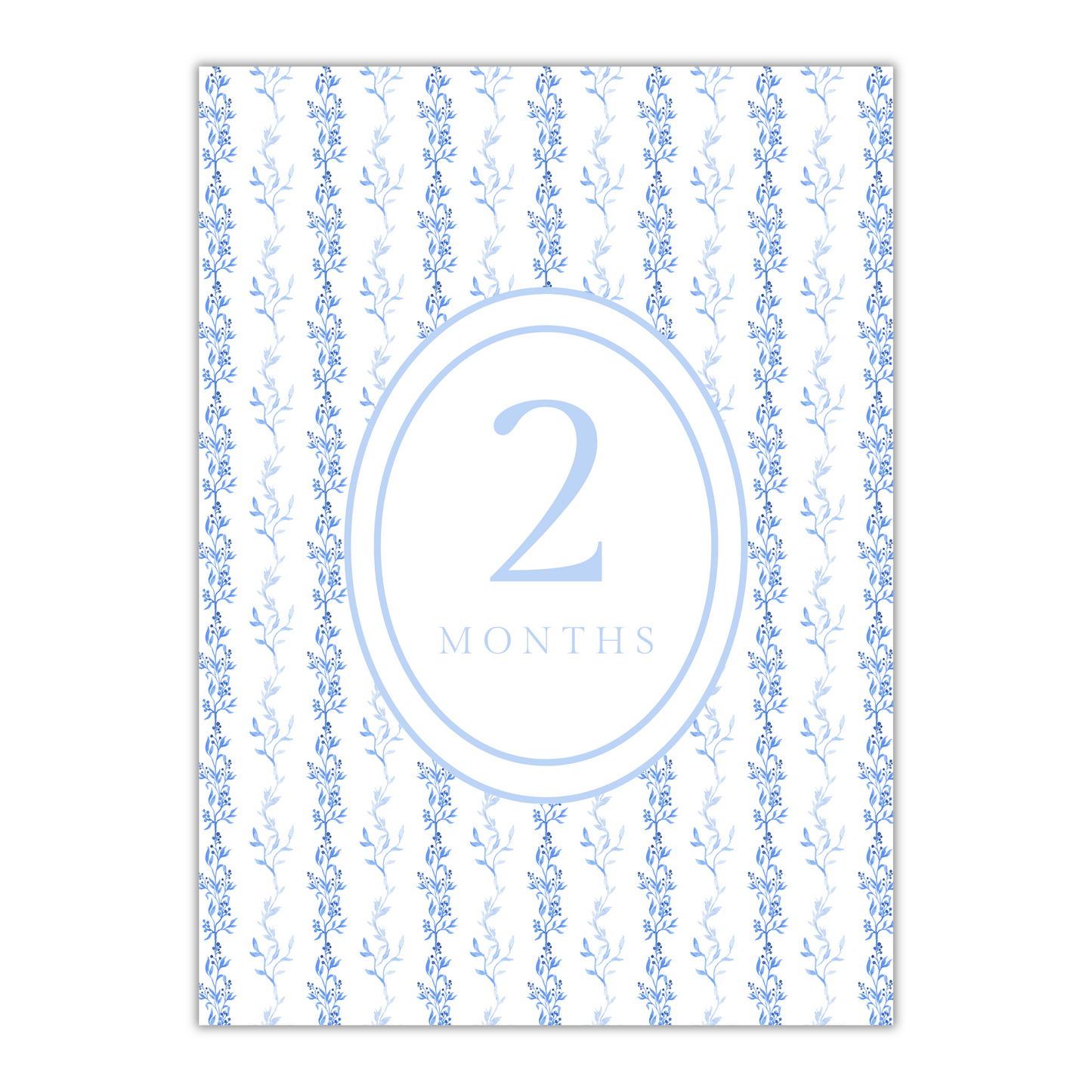 Blue Milestone Cards