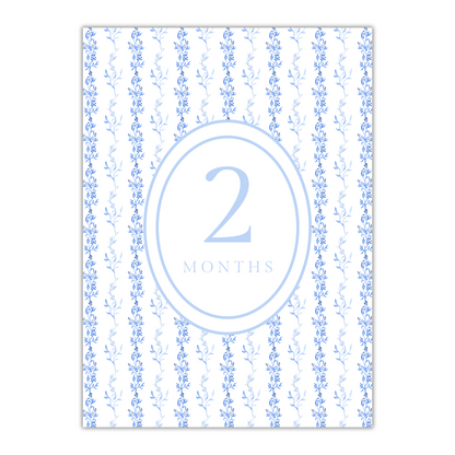 Blue Milestone Cards