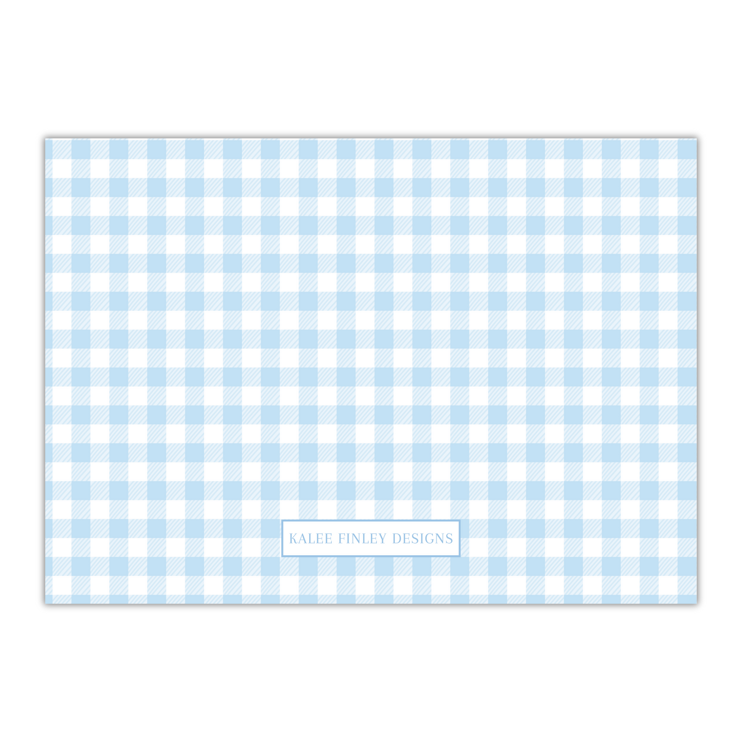 Onedear the Sea - Blue Gingham