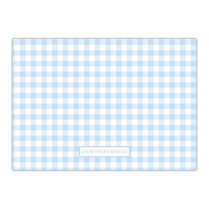 Onedear the Sea - Blue Gingham