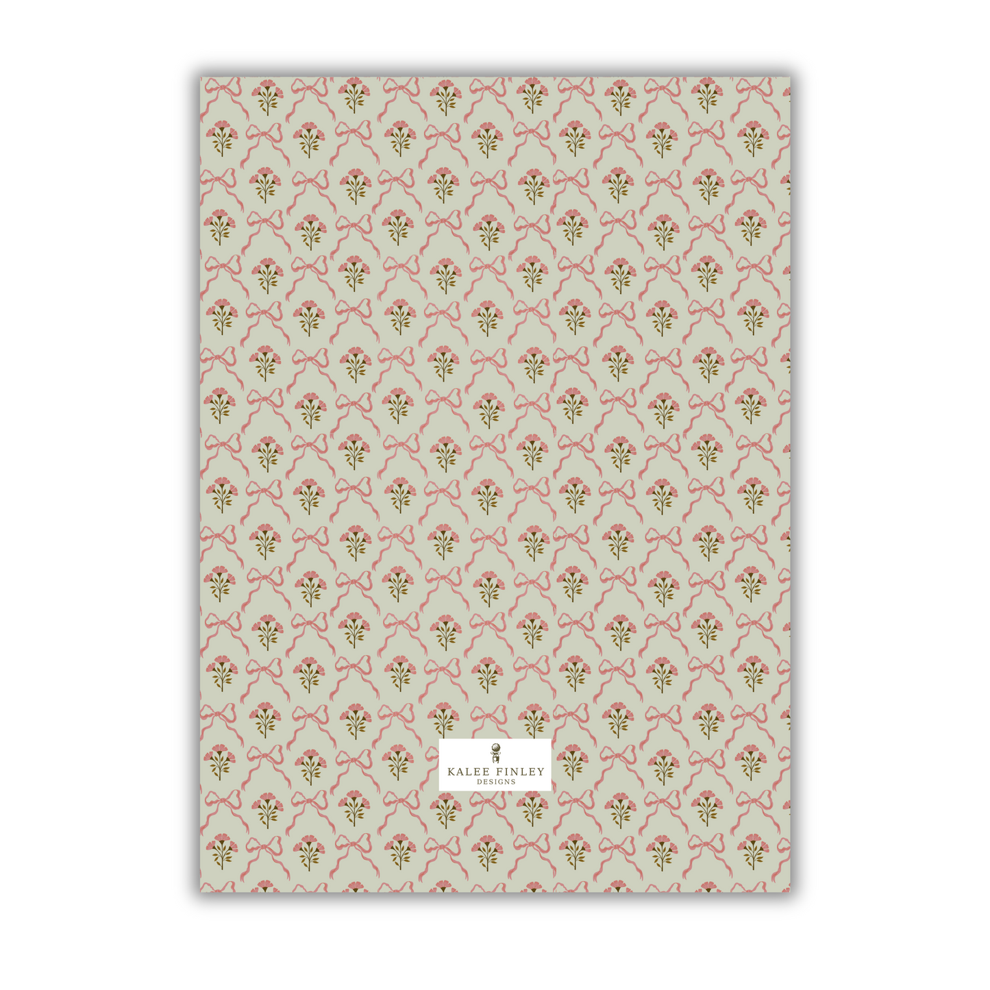 Bow Christmas Card
