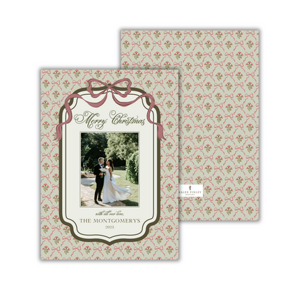Bow Christmas Card