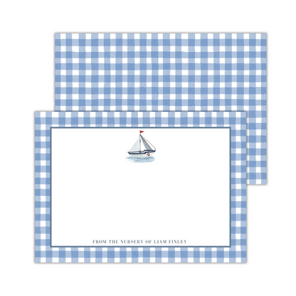 Sailboat Nursery Stationery