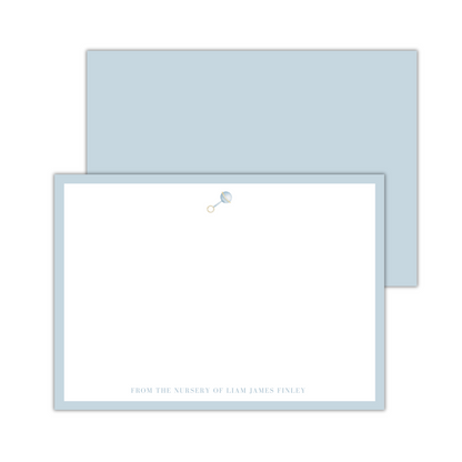 Blue Rattle Stationery