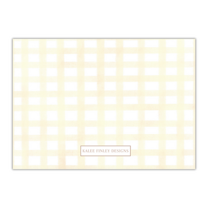 Yellow Rocking Horse Nursery Stationery